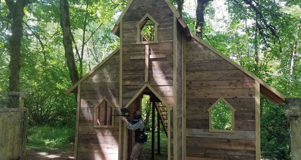 Portland Area Paintball & Airsoft Park Splat Action